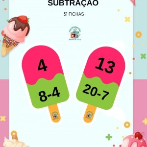 Jogo dos picolés subtração