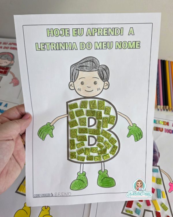 Hoje eu aprendi a letrinha do meu nome - Imagem 2