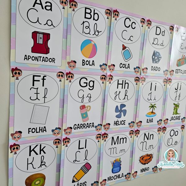Alfabeto de parede crianças