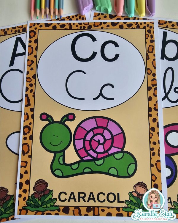 Alfabeto de parede: Safari - Imagem 4