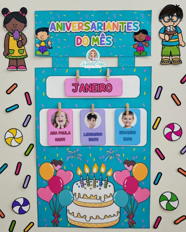 Aniversariantes do mês: doce aventura