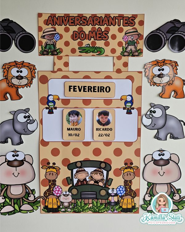 Aniversariantes do mês: Safari