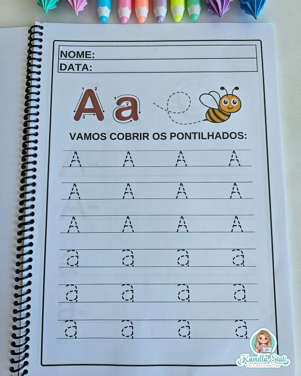 Apostila: Alfabeto letra bastão - Imagem 2