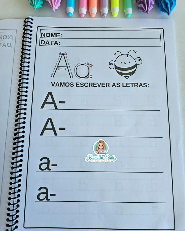 Apostila: Alfabeto letra bastão - Imagem 3