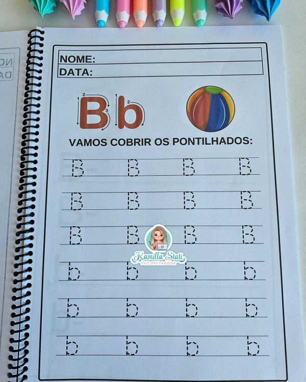 Apostila: Alfabeto letra bastão - Imagem 4