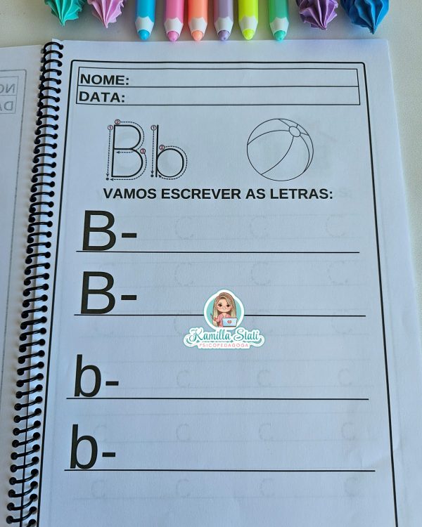 Apostila: Alfabeto letra bastão - Imagem 5
