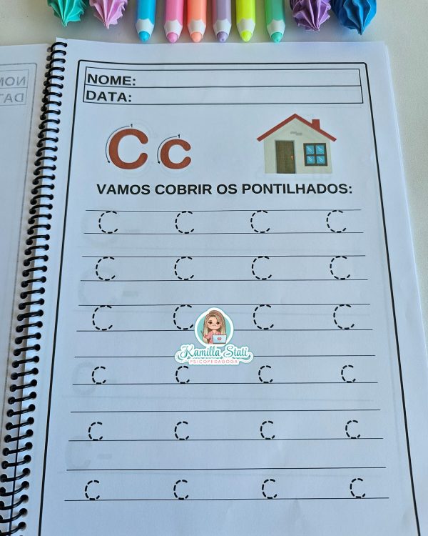 Apostila: Alfabeto letra bastão - Imagem 6