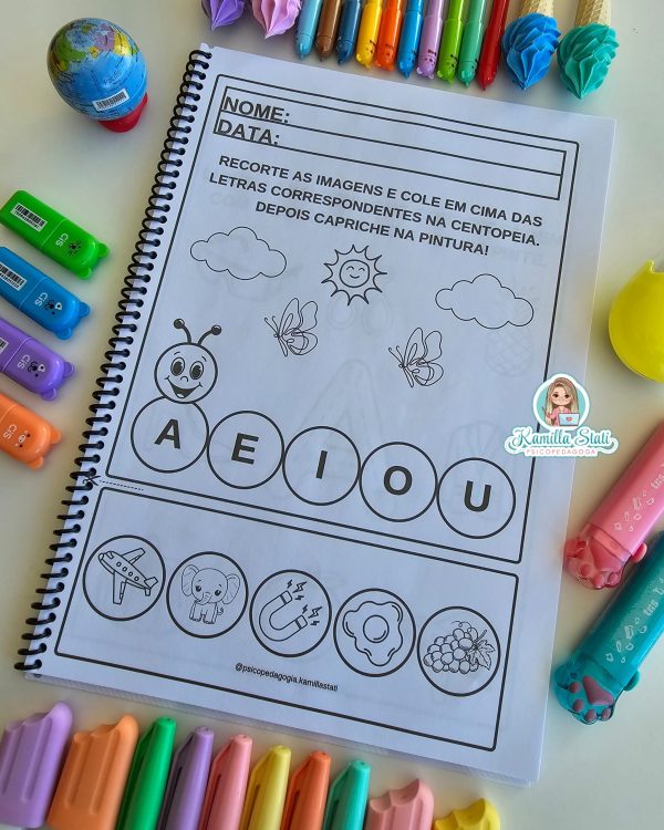 Apostila aprendendo as vogais - Imagem 4