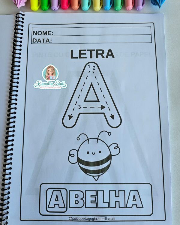 Apostila: aprendendo o alfabeto - Imagem 2