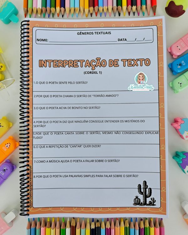Apostila de gêneros textuais com interpretação - Imagem 11