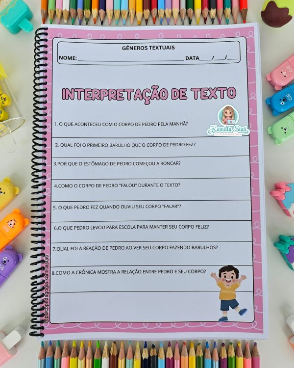 Apostila de gêneros textuais com interpretação - Imagem 13