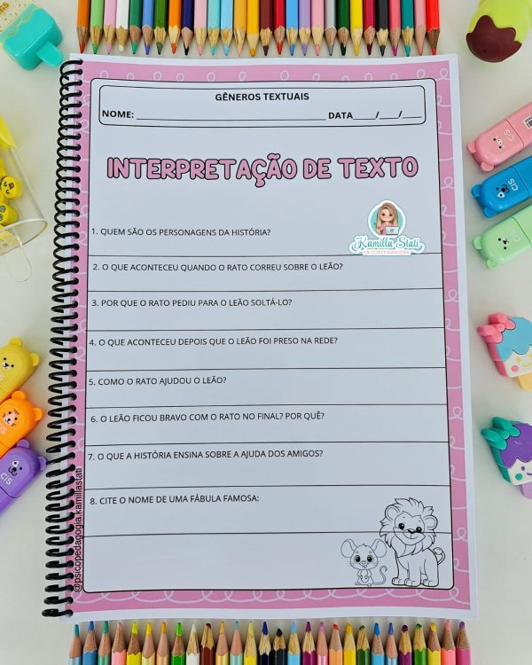 Apostila de gêneros textuais com interpretação - Imagem 3