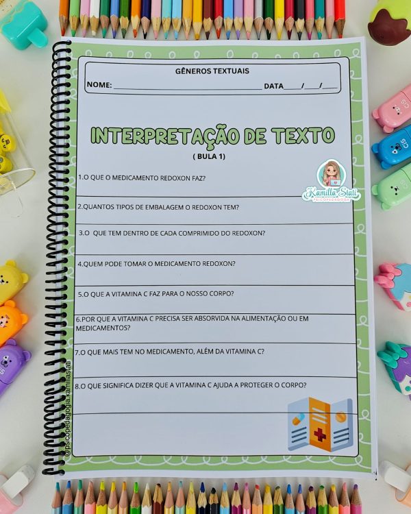 Apostila de gêneros textuais com interpretação - Imagem 7