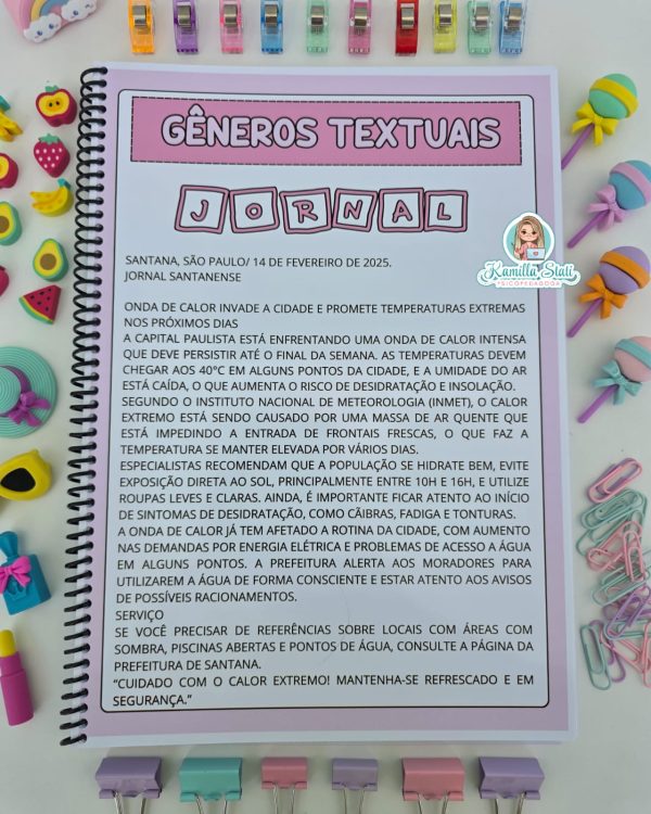Apostila de leitura gêneros textuais - Imagem 3