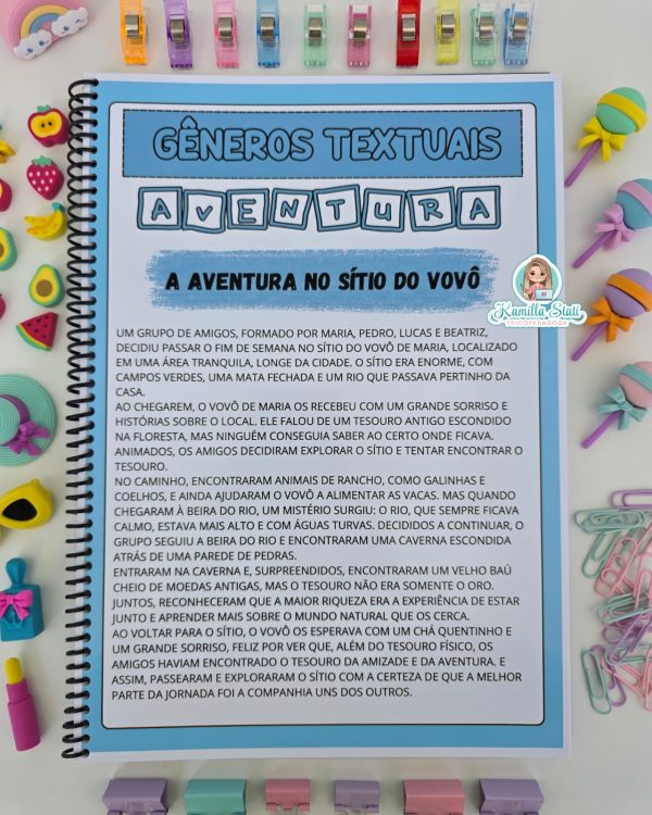 Apostila de leitura gêneros textuais - Imagem 5