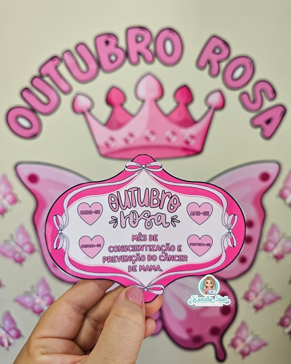 Asas para foto outubro rosa - Imagem 3