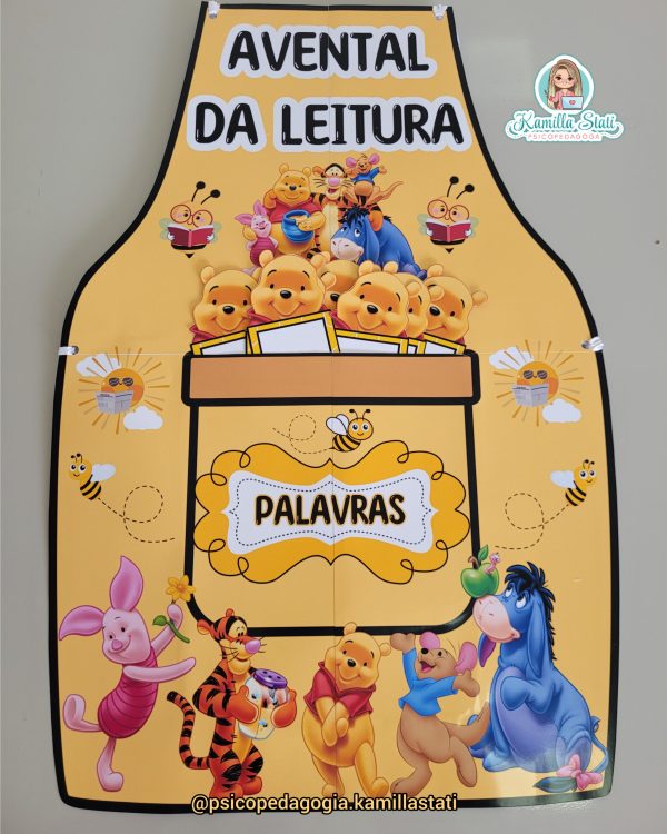 Avental da leitura (palavras)