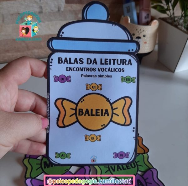 Balas da leitura: encontro vocálicos - Imagem 4