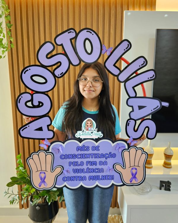 Bambolê para foto agosto lilás