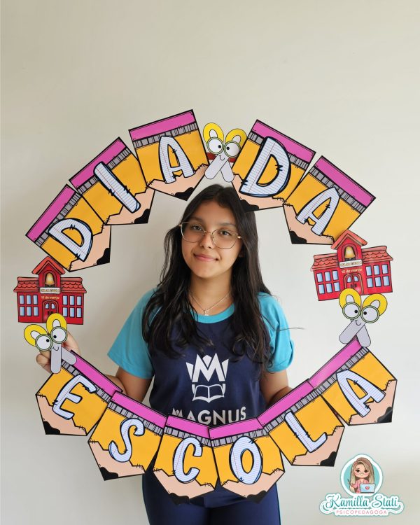 Bambolê para foto: dia da escola