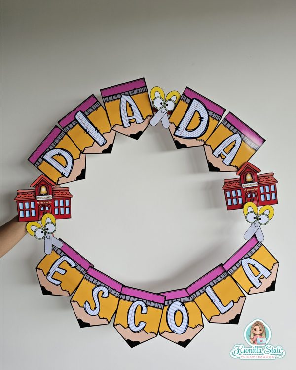 Bambolê para foto: dia da escola - Imagem 2