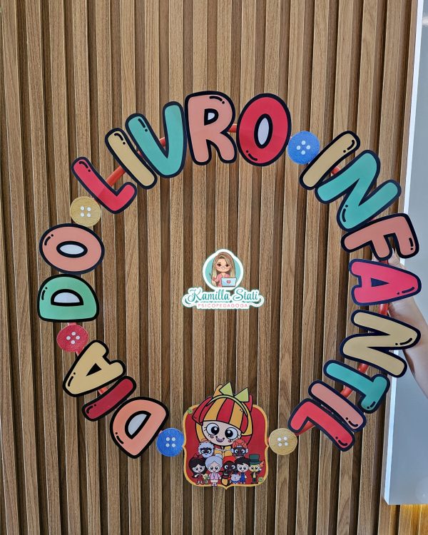Bambolê para foto: dia do livro infantil - Imagem 2