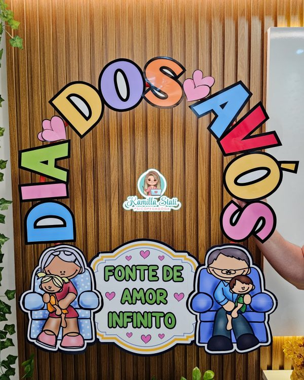 Bambolê para foto dia dos avós
