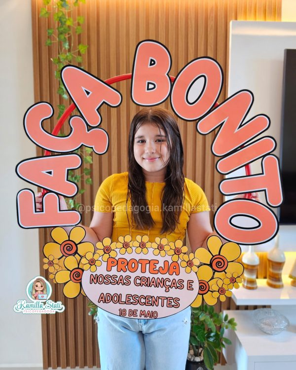 Bambolê para foto: Maio laranja - Imagem 2