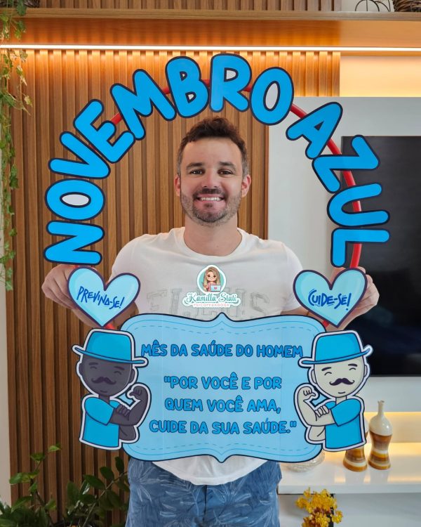 Bambolê para foto novembro azul