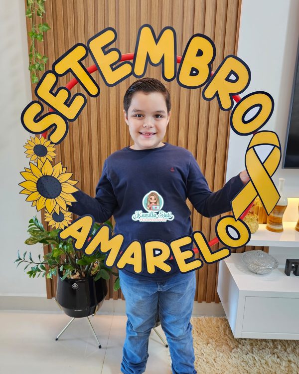Bambolê para foto setembro amarelo