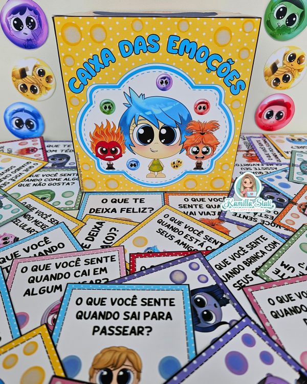 Caixa das emoções divertidamente