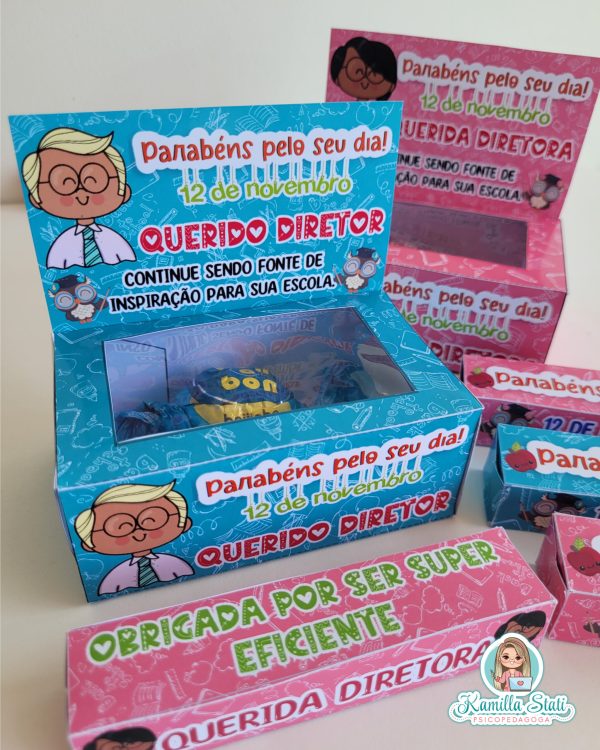 Caixinhas dia do diretor(a)