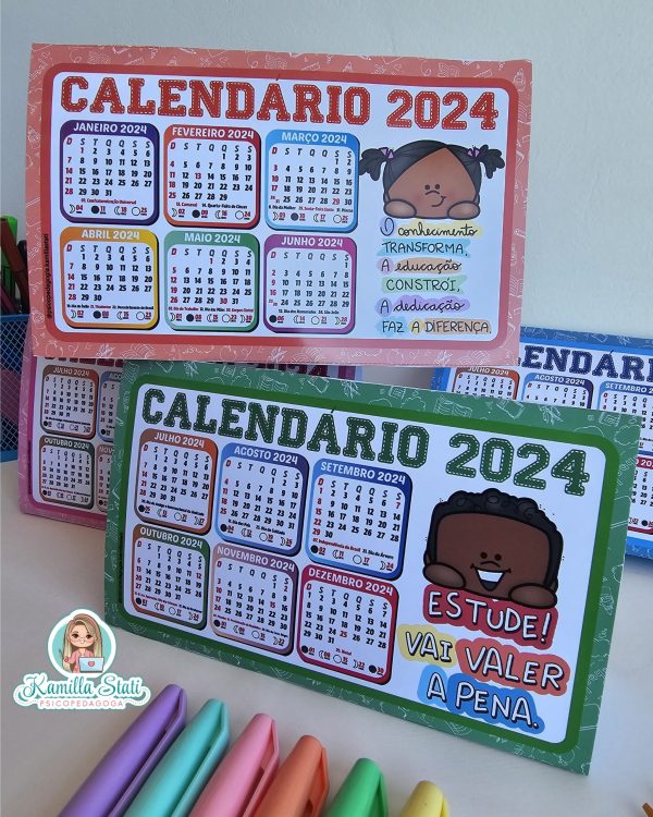 Calendário de mesa interativo 2025 - Imagem 7