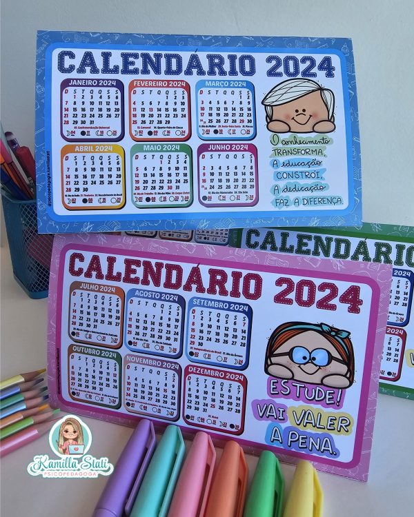 Calendário de mesa interativo 2025 - Imagem 6
