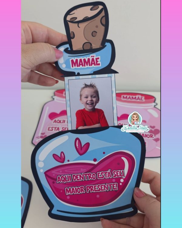 Cartão aqui dentro está seu maior presente mamãe - Imagem 2