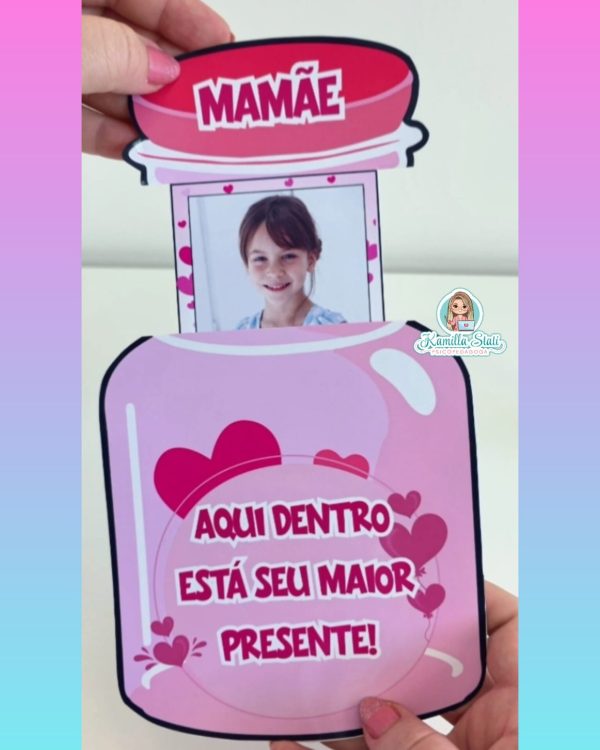 Cartão aqui dentro está seu maior presente mamãe - Imagem 3