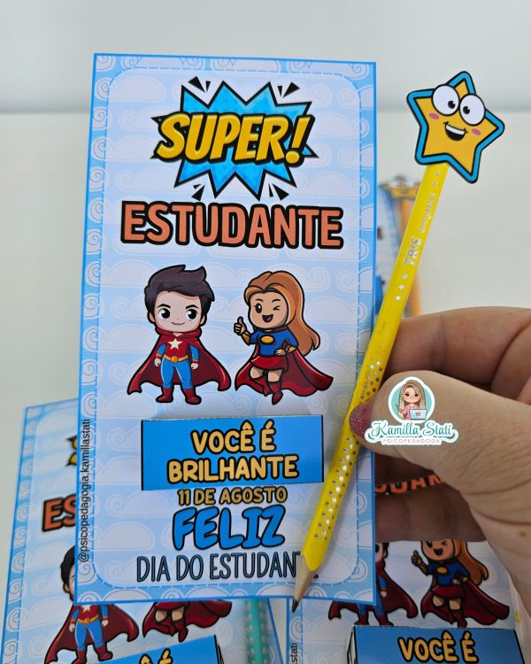 Cartão interativo dia do estudante
