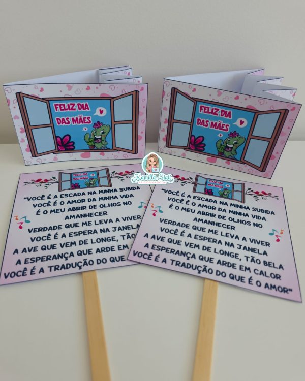 Cartão mamãe você é a escada da minha subida
