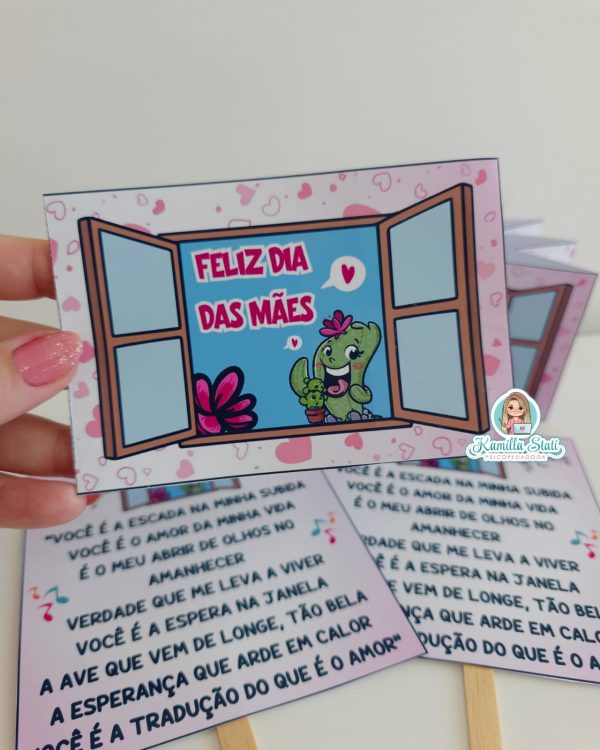Cartão mamãe você é a escada da minha subida - Imagem 3