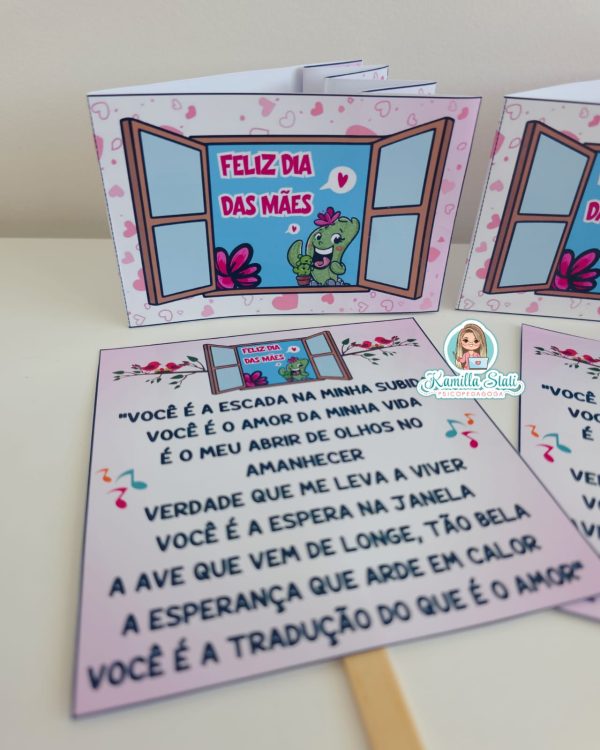 Cartão mamãe você é a escada da minha subida - Imagem 5
