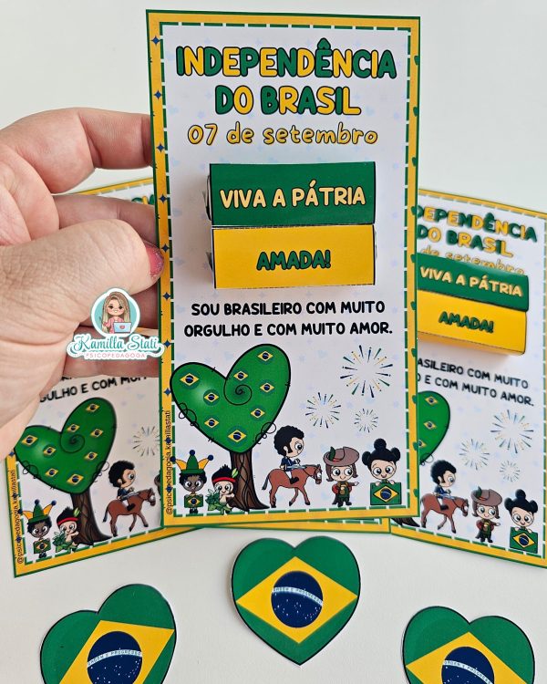 Cartão interativo 07 de setembro