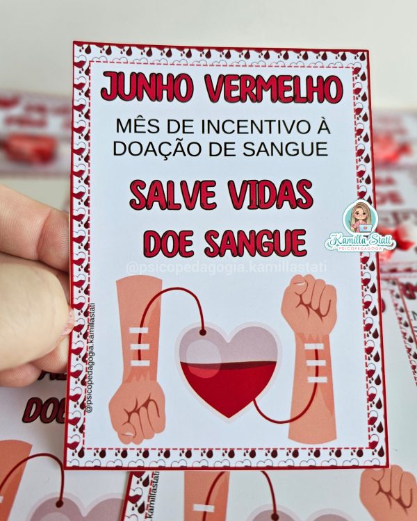 Cartõezinhos junho vermelho: doe sangue - Imagem 3