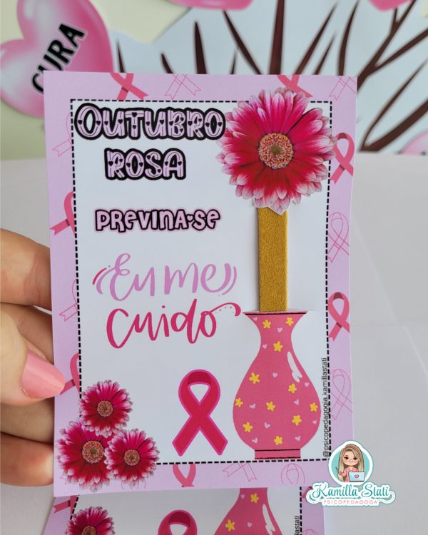 Cartõezinhos outubro rosa - Imagem 2