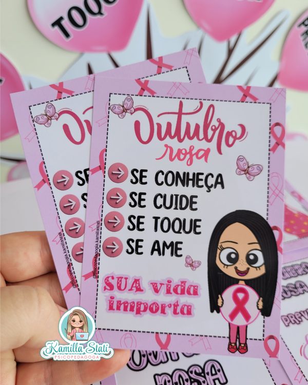 Cartõezinhos outubro rosa