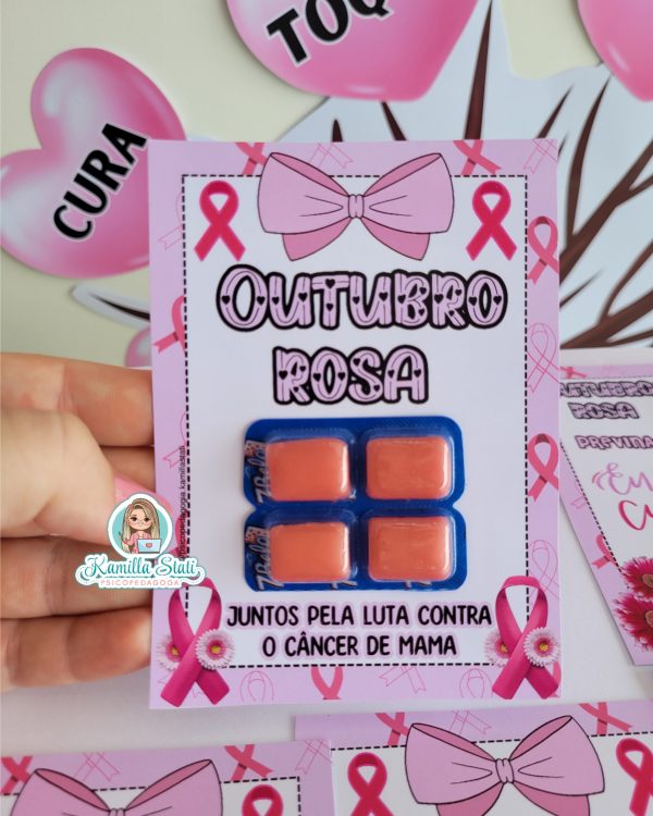 Cartõezinhos outubro rosa - Imagem 4