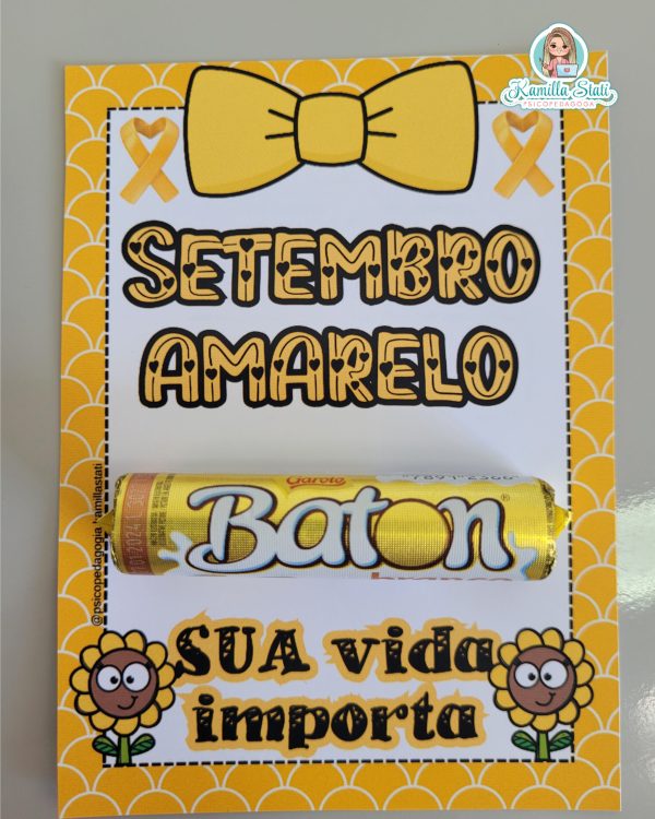 Cartõezinhos setembro amarelo - Imagem 2