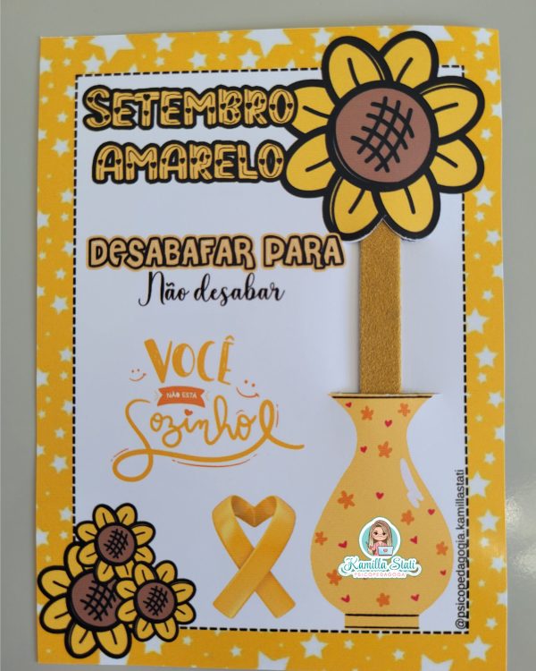 Cartõezinhos setembro amarelo - Imagem 3