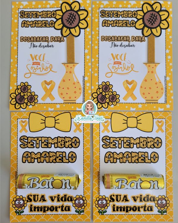 Cartõezinhos setembro amarelo - Imagem 6