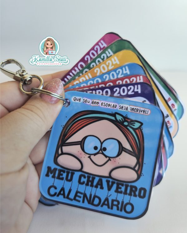Chaveiro calendário 2024 - Imagem 3