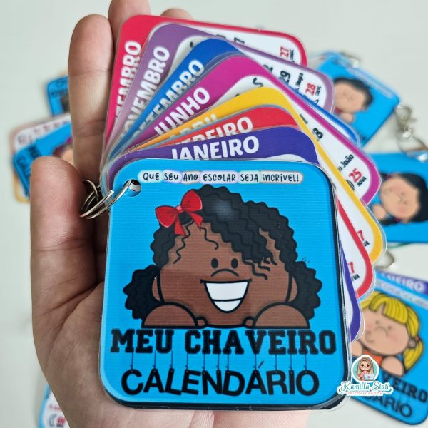 Chaveiro calendário 2025 - Imagem 3